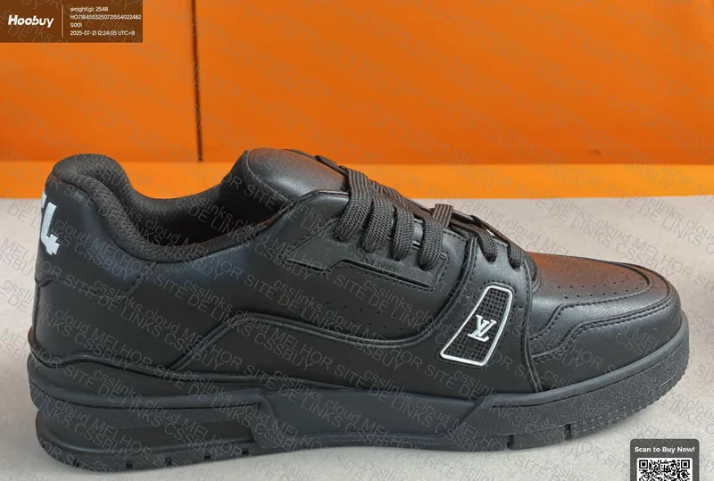 Louis Vuitton Trainer Black LUXURY REP 2