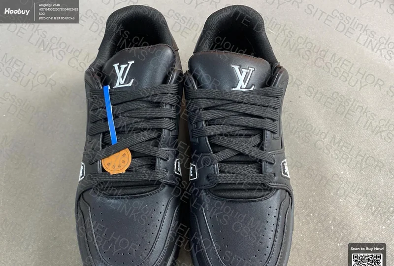 Louis Vuitton Trainer Black LUXURY REP 4