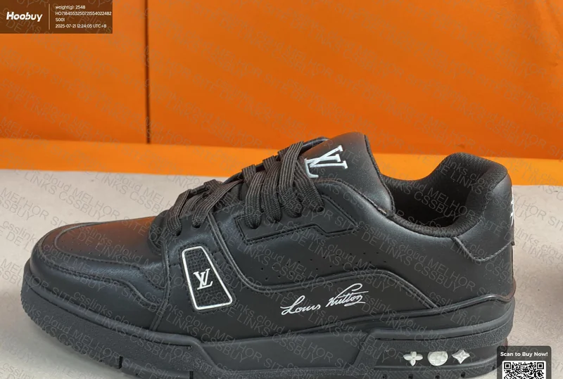 Louis Vuitton Trainer Black LUXURY REP 5