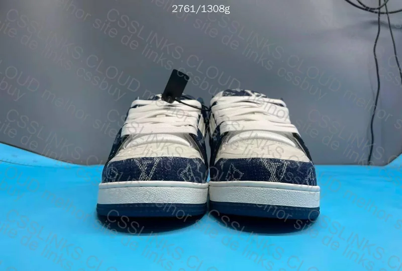 Louis Vuitton Trainer Denim Blue