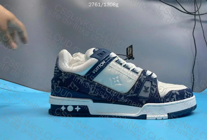 Louis Vuitton Trainer Denim Blue 2