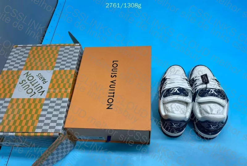 Louis Vuitton Trainer Denim Blue 3