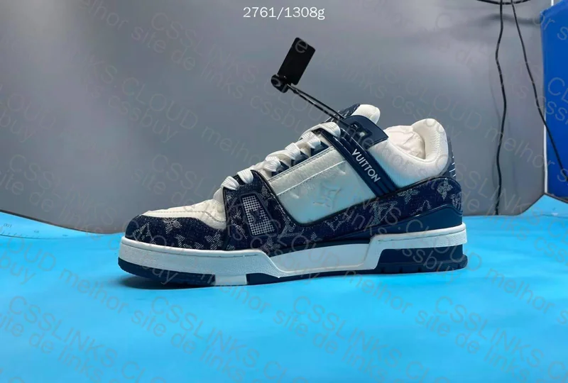 Louis Vuitton Trainer Denim Blue 4