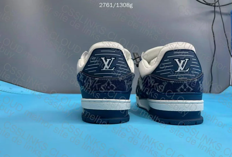 Louis Vuitton Trainer Denim Blue 5