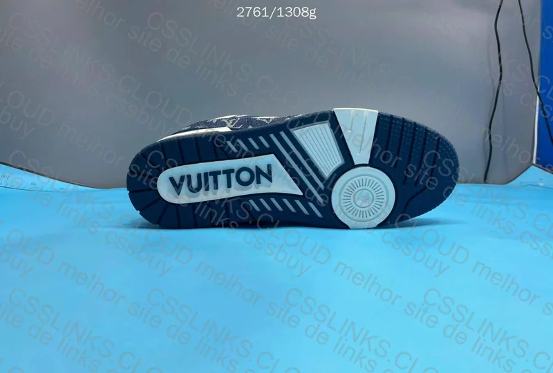 Louis Vuitton Trainer Denim Blue 6