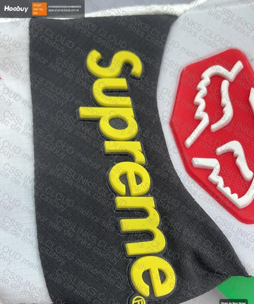 Luva de motocross Supreme x Fox Racing 3