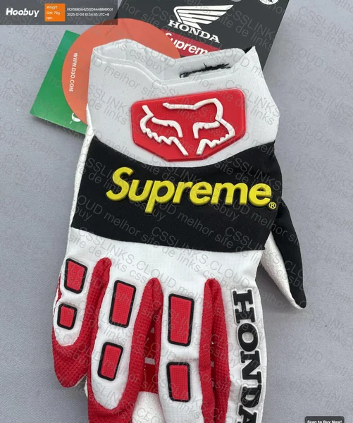 Luva de motocross Supreme x Fox Racing 5