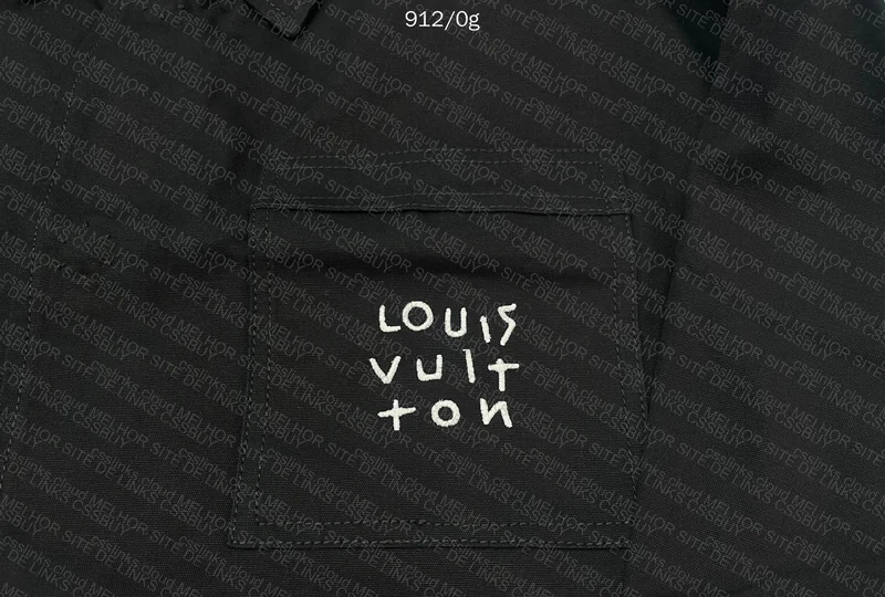 LV Black Spread Technical Overshirt 2