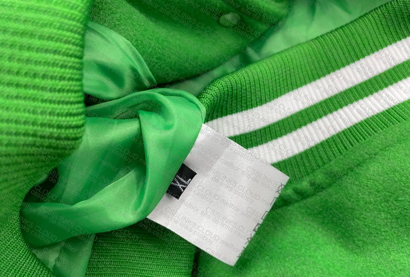 LV green varsity jacket 9