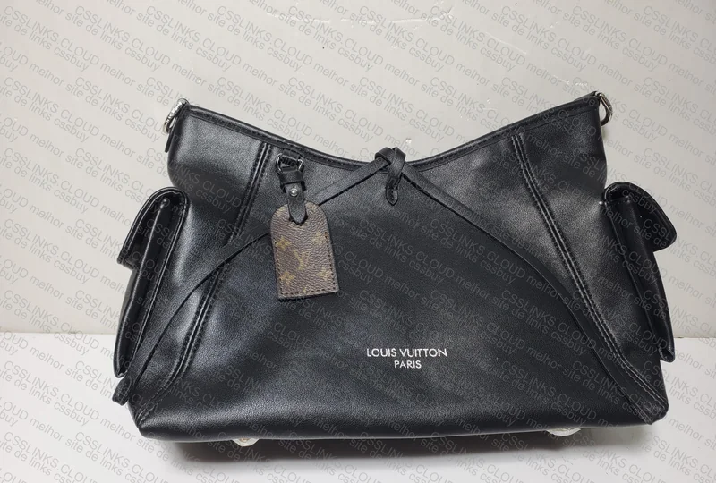 LV motorcycle chain lambskin tote bag small