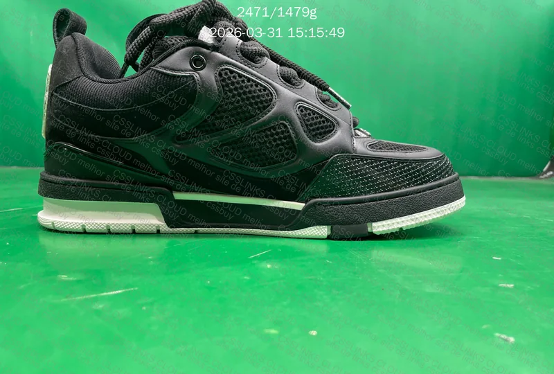 LV SKATE BLACK WHITE 7