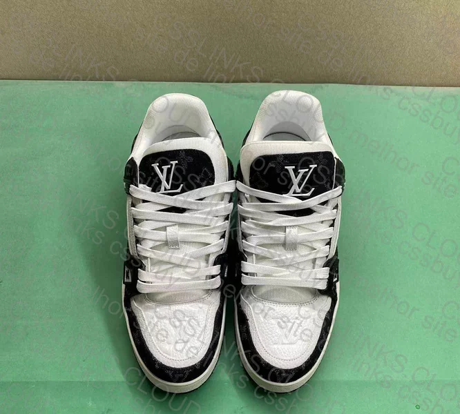 LV TRAINER BLACK WHITE 2
