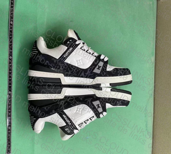 LV TRAINER BLACK WHITE 3