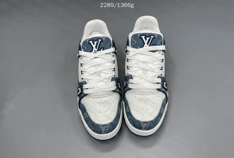 LV Trainer Blue Denim