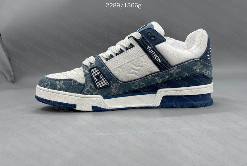 LV Trainer Blue Denim 5
