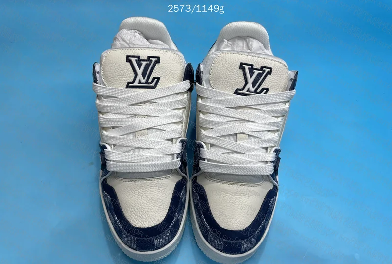LV TRAINER DENIM BLUE
