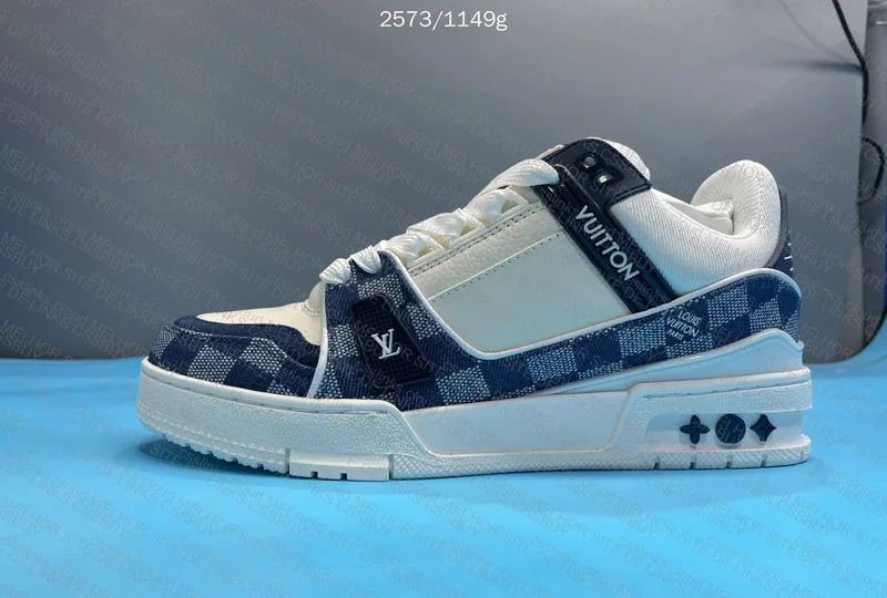 LV TRAINER DENIM BLUE 2