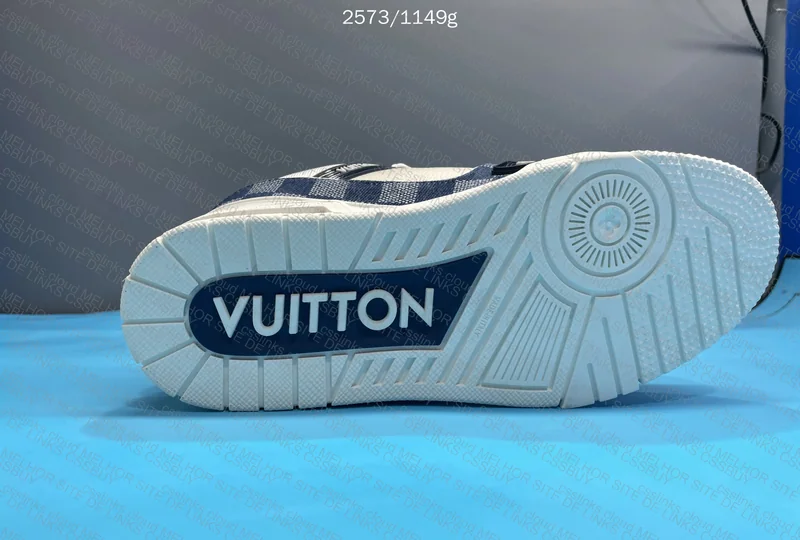 LV TRAINER DENIM BLUE 6