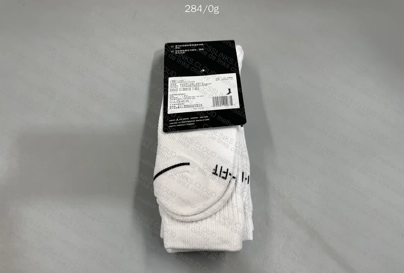 White Jordan Sock