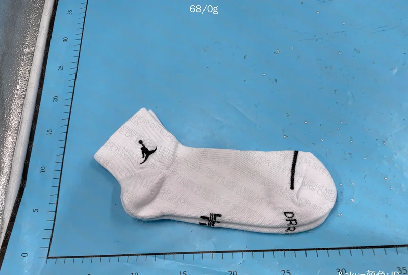 White Mid-Calf Jordan Sock 2