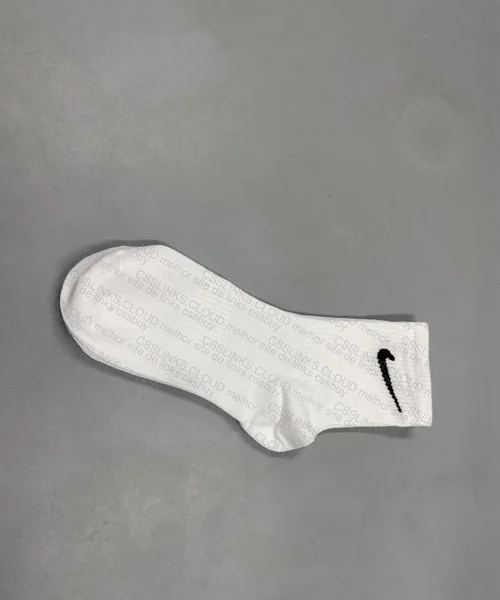 White and Black Nike Socks 2