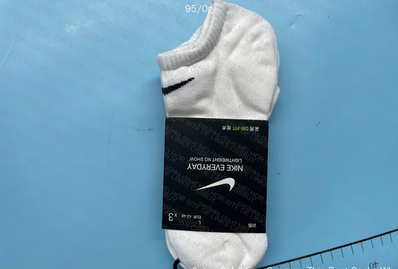 White Nike Low Socks