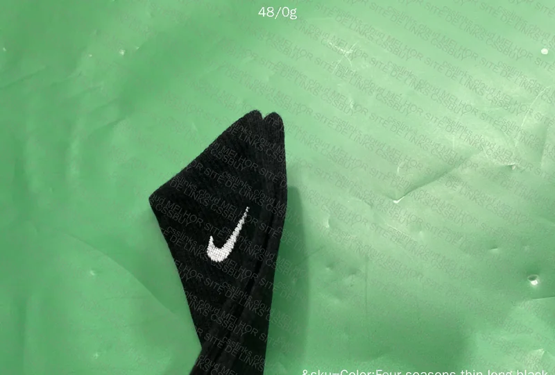 Black Nike High Socks 3