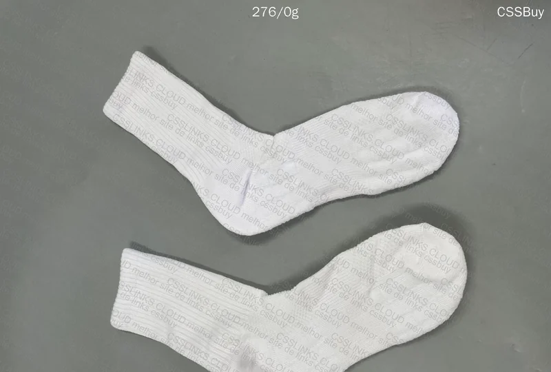 Basic High Socks (2 White and 2 Black Pairs)
