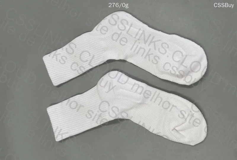 Basic High Socks (2 White and 2 Black Pairs) 4