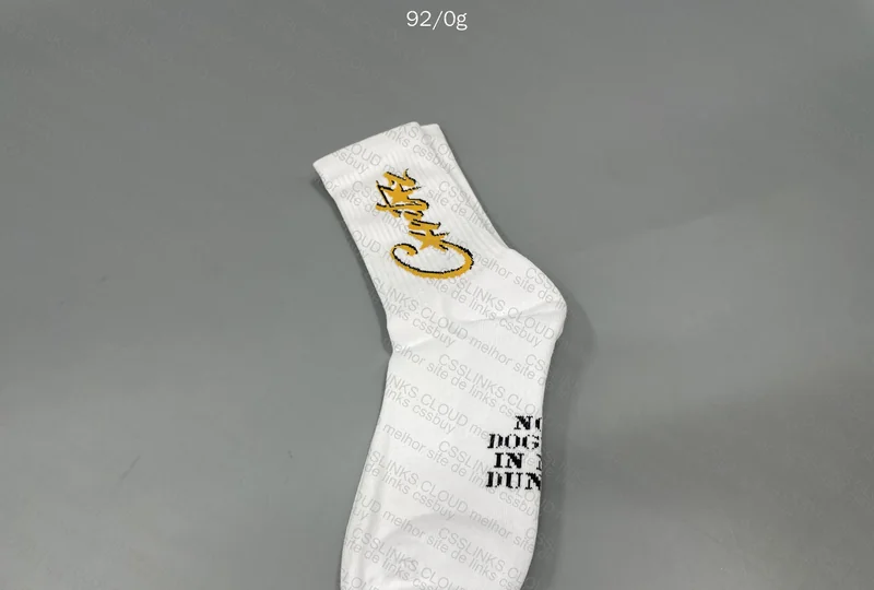 Corteiz Socks (White and Black) 5