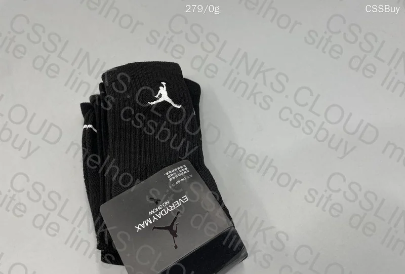 Jordan Socks (White and Black) 10