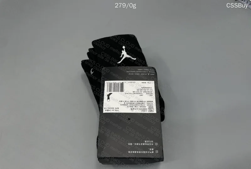 Jordan Socks (White and Black) 5