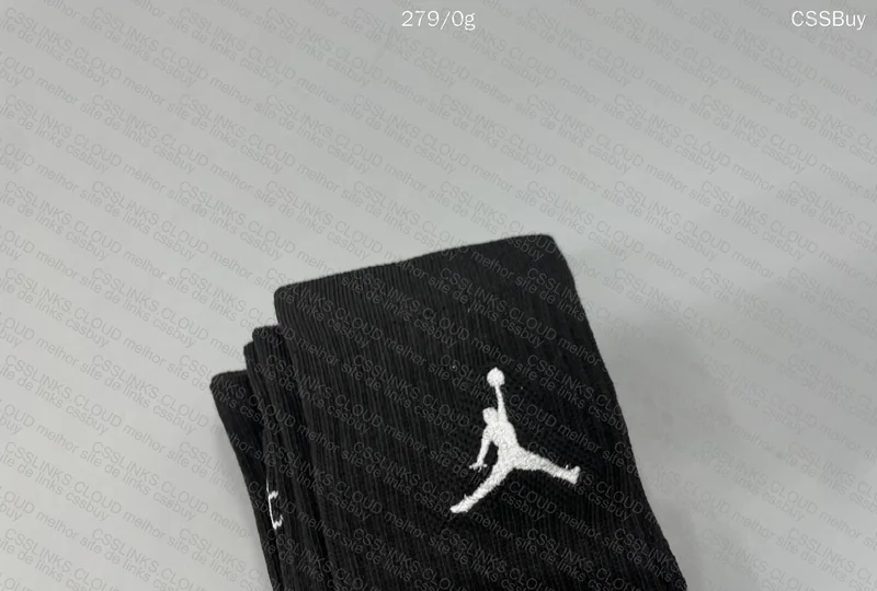 Jordan Socks (White and Black) 6