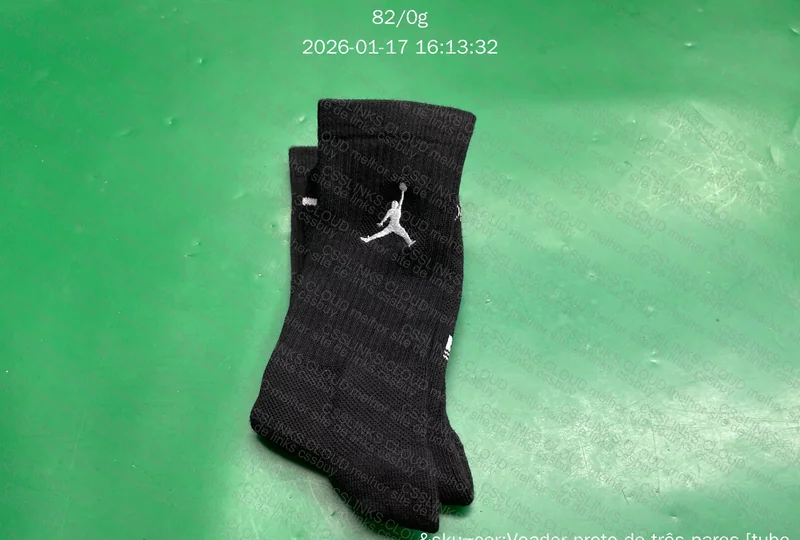 Meias Jordan (Preto + Branco) 3