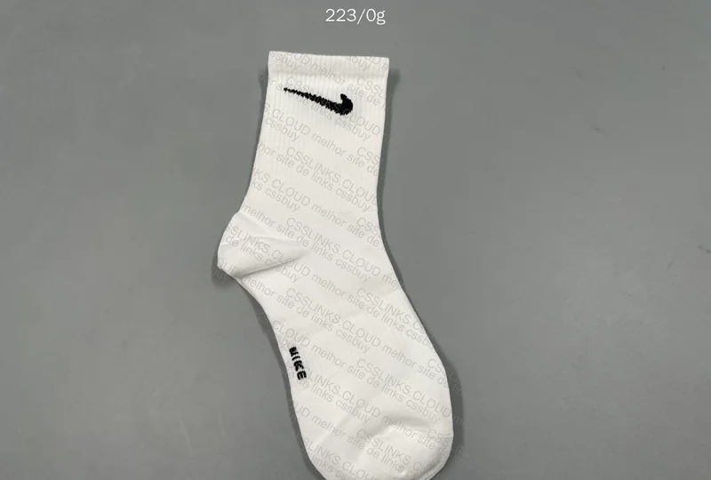 Nike White Long Tube Socks 2
