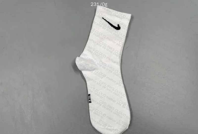 Nike Black and White Socks 4