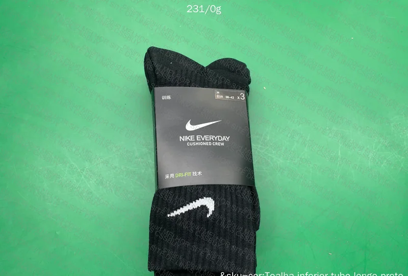 Black Mid-Calf Nike Socks 2