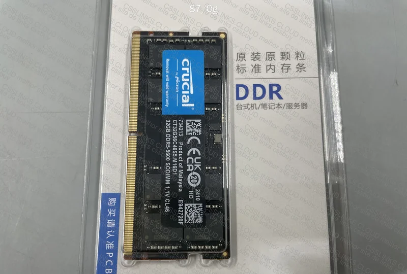 Crucial 2x32GB DDR5 5600MHz Notebook RAM 2