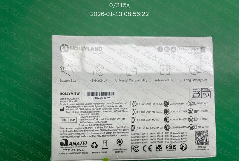 MICROFONE LAPELA - hollyland lark 2 2