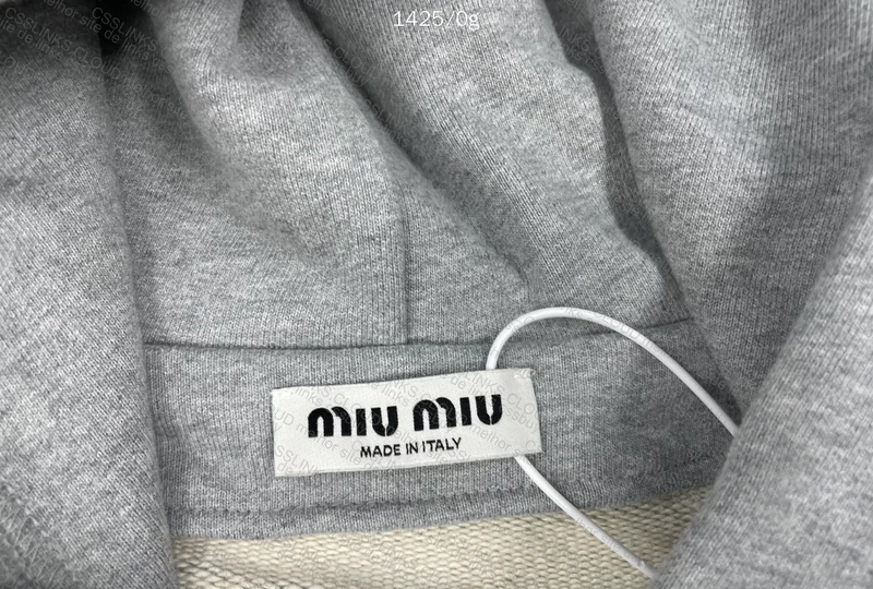 MIU MIU ZIP UP HOODIE LOGO 6