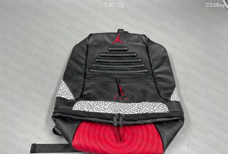 Black AJ3 Backpack 3