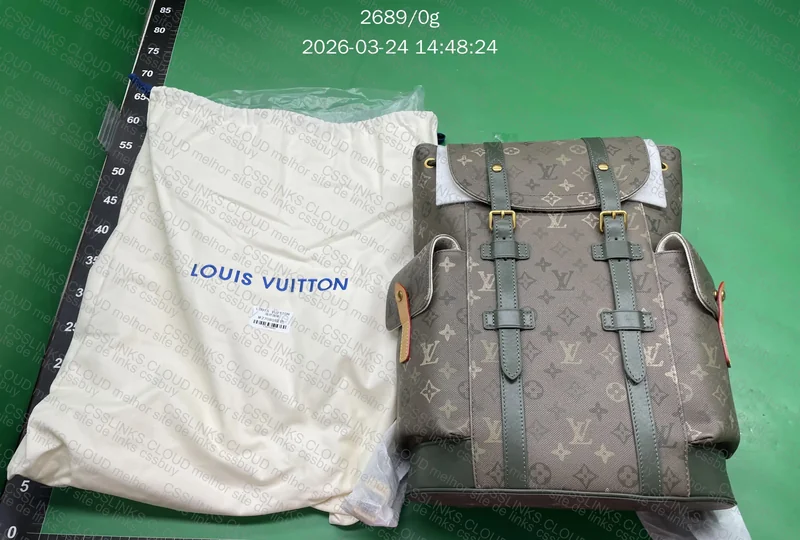 Mochila costas Louis VUITTON Mochila Christopher MM