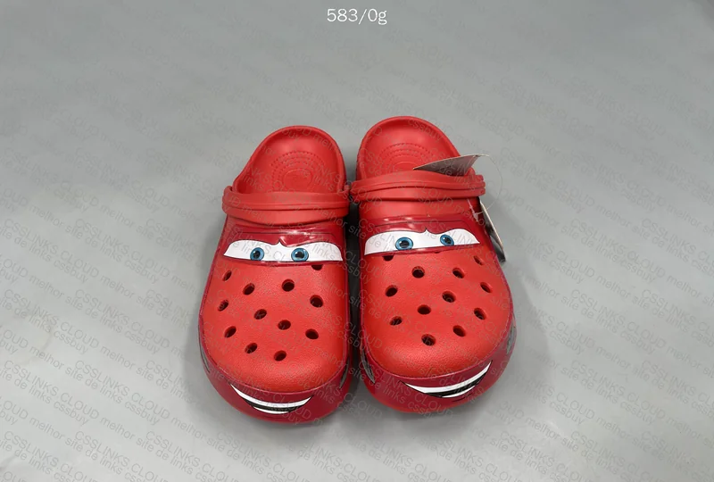 Backpack and Crocs
