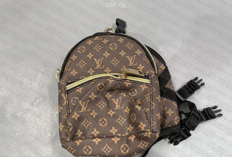 LV Dog Backpack