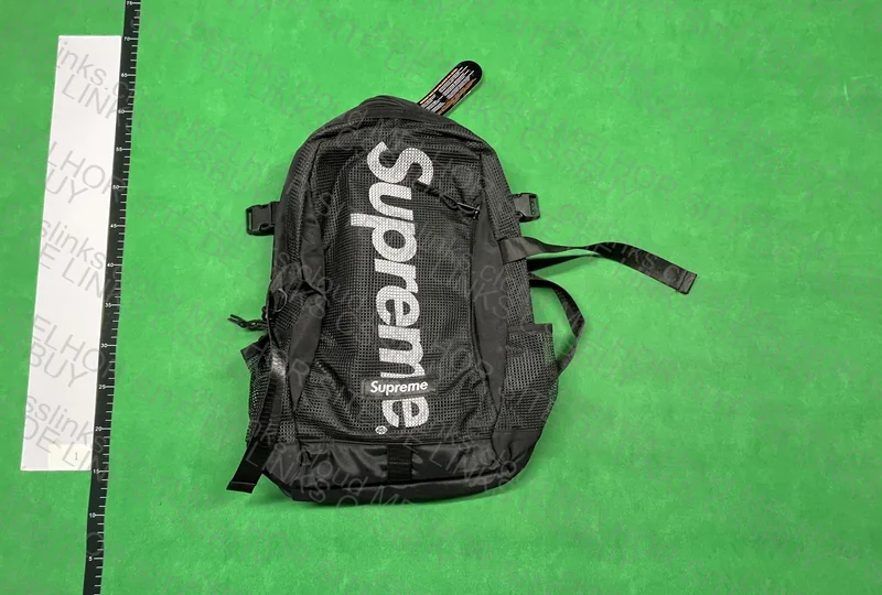 Supreme Backpack, Louis Vuitton Belt, Chrome Hearts Cap and Corteiz Beanie 2
