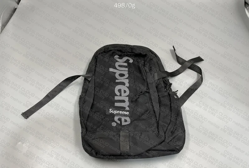 Supreme Black Backpack