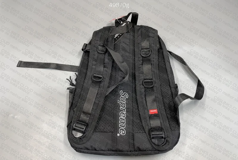 Supreme Black Backpack 3
