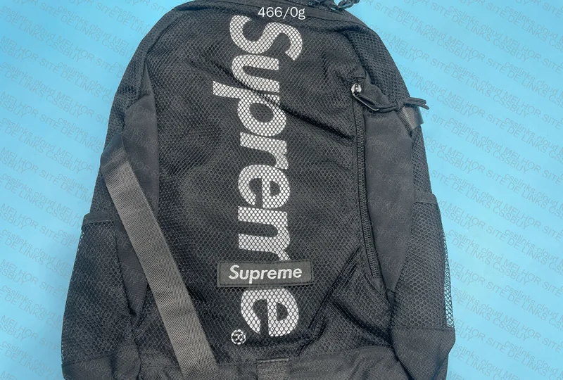 Supreme Black Backpack 2