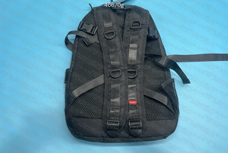 Supreme Black Backpack 3
