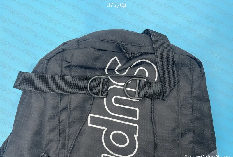 Supreme Black Backpack